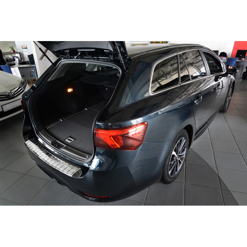 RVS Achterbumperprotector  Toyota Avensis III Wagon Facelift 2015- 'Ribs'