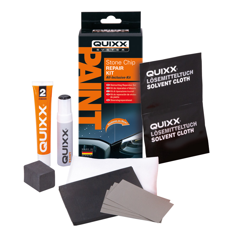 Quixx Stone Chip Repair Kit / Steenslagreparatieset - Zwart