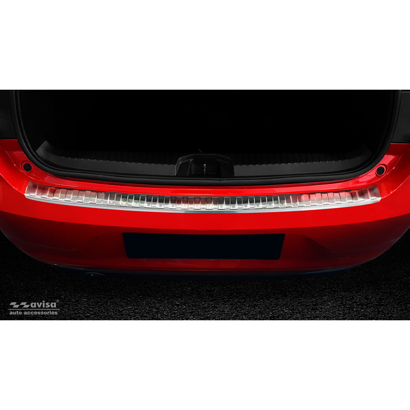 RVS Achterbumperprotector  Renault Clio E HB 5-deurs 2019- Incl. Facelift 'Ribs'