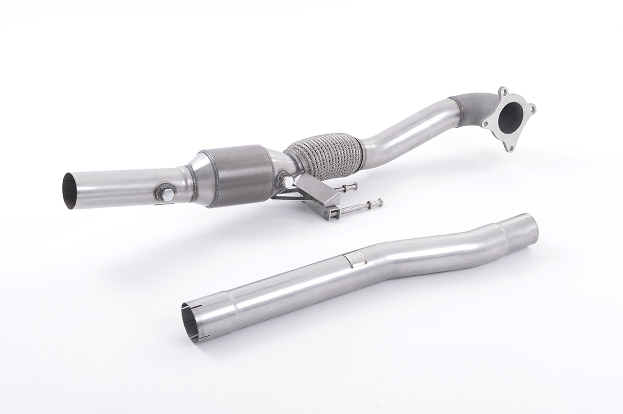 Milltek Audi A3 8P 1.8 TSI 2WD Large-bore downpipe met hi-flow s