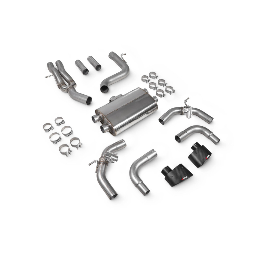 Audi RS3 8V Sportback 15 - 17 PFL Non-res cat-back system without valves