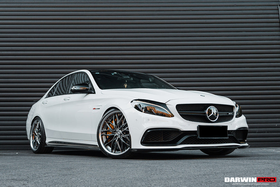 Mercedes Benz W205 C63/S AMG Sedan BKSS Style Carbon Fiber Voorspoiler 2015-2021