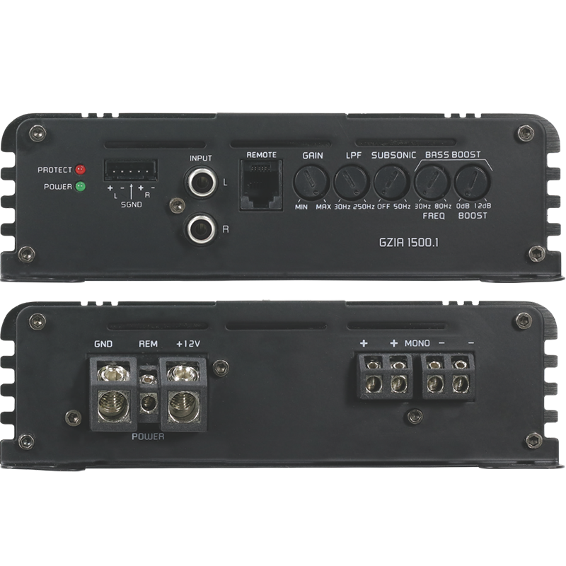 Ground Zero GZIA 1500.1 1 Kanaal klass D Monoblock