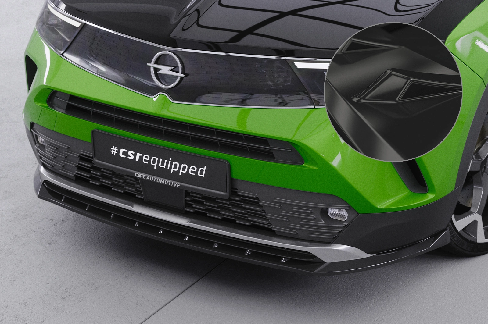 Voorspoiler Opel Mokka B / Mokka-e glans zwart – CSR Automotive
