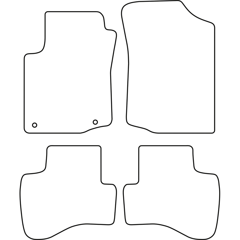 Automatten Peugeot 107 05-