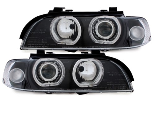Headlights set BMW E39 95-00 Xenon black