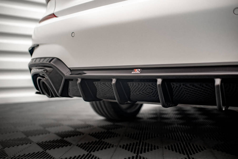 Diffuser BMW 3 Serie M Pakket G20 G21 Maxton Glans Zwart
