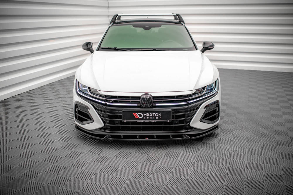 Voorspoiler V.2 Volkswagen Arteon R Maxton Glans Zwart