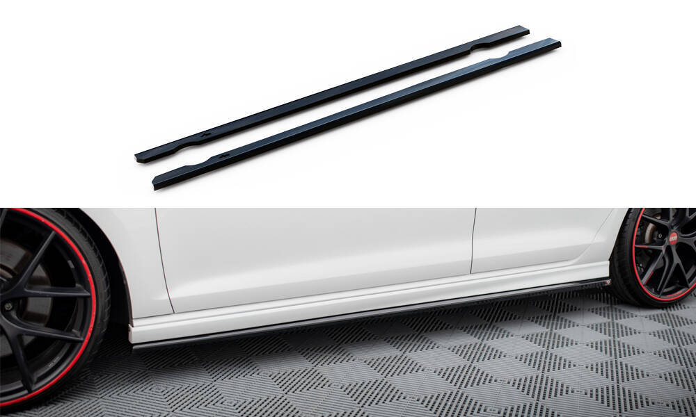 Zijskirts Diffusers V.3 Volkswagen Golf R MK7
