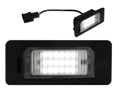 LED Licenceplateplaat lightning Audi Q5 08-09, TT 8J, VW Passat 3