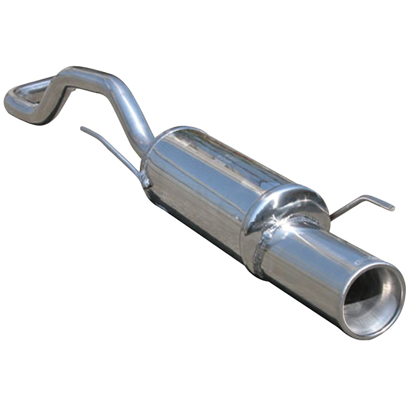 100% RVS Sportuitlaat  Volkswagen Polo 6N2 1.6 16v + GTi 1999-2002 102mm