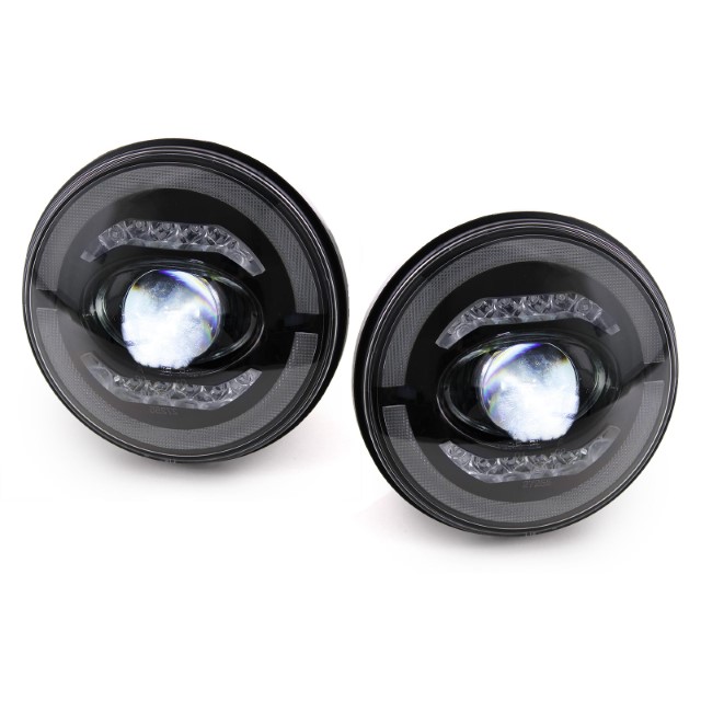 Faros VW Golf I / II / Kafer / Jeep Wrangler / Defender Full LED