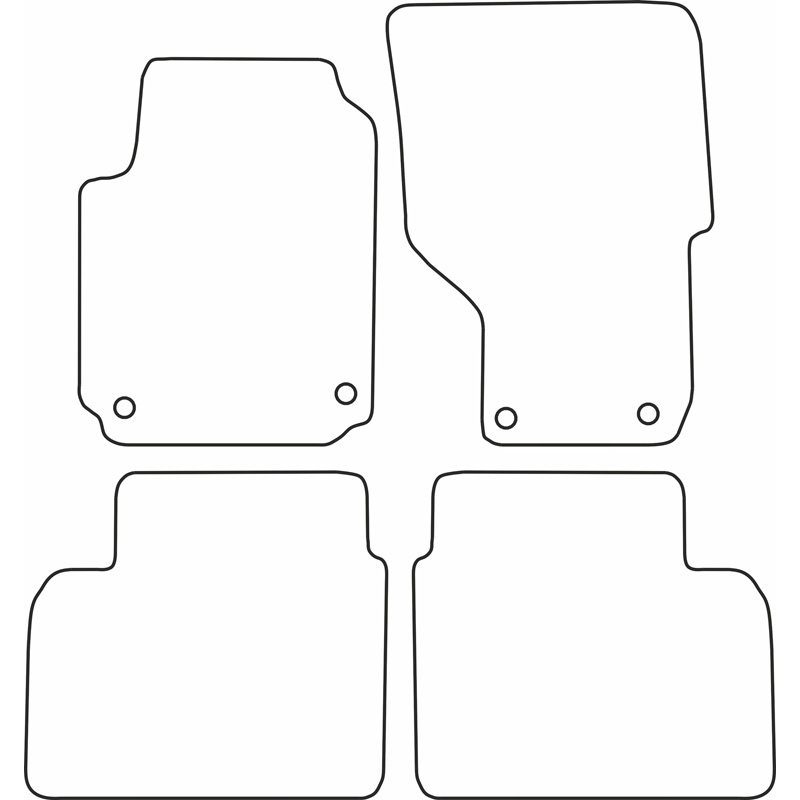 Automatten  Volkswagen Amarok 2011-2022
