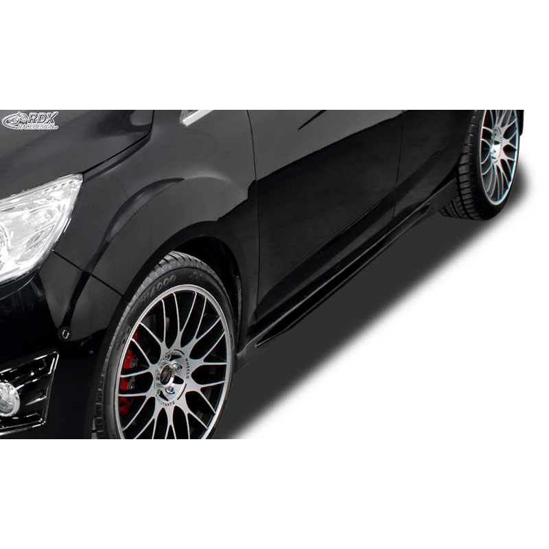 Sideskirts 'Slim'  Ford C-Max/Grand C-Max -2015 & 2015- (ABS zwart glanzend)