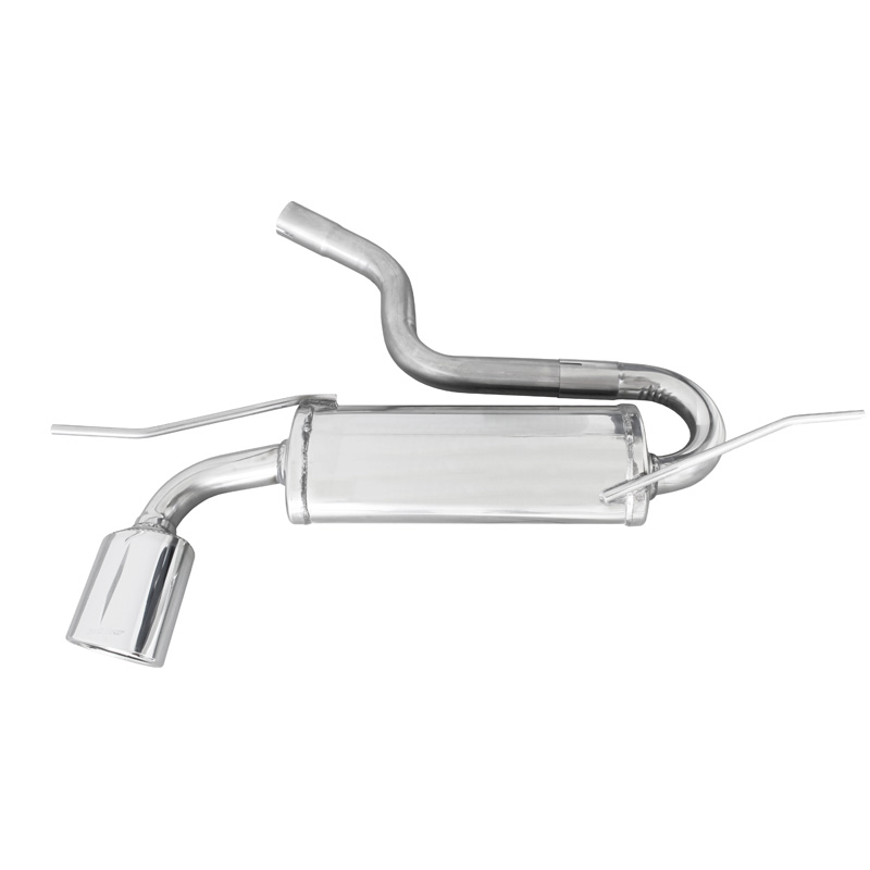 Volledig RVS einddemper Seat Leon 1P 1.4TSi (125pk) 10- 120x80mm