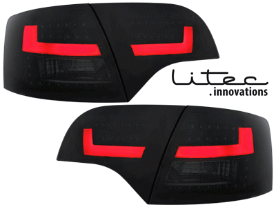 Taillights Audi A4 8E B7 04-08 Avant Dynamic LED black/smoke