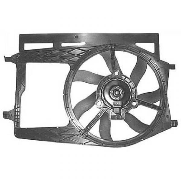 Radiator FAN MINI 01-03 1.4 + 1.6 BENZ. BENZINE ZONDER AIRCO