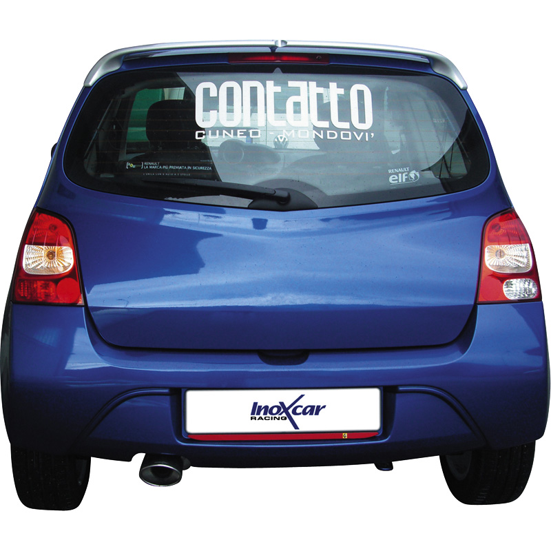 100% RVS Sportuitlaat  Renault Twingo GT 1.2T (100pk) 2007- 120x80mm