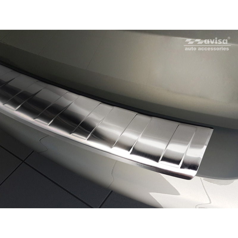 RVS Achterbumperprotector  Skoda Fabia III Combi Facelift 2018- 'Ribs'
