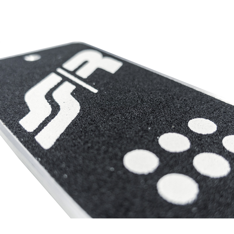 Simoni Racing Voetsteun Anti-Slip - Aluminium/Zwart