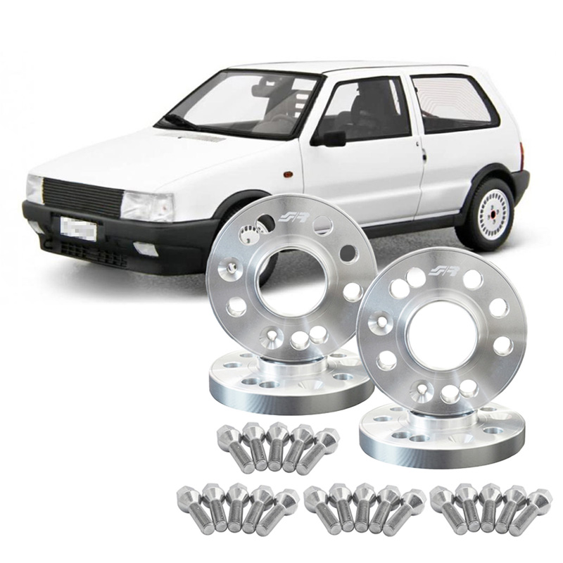 Simoni Racing Aluminium Spoorverbreder Set - 2x16mm(VA) - 2x20mm(AA) (Naaf 58,1mm) inclusief wielbouten -  Fiat diversen