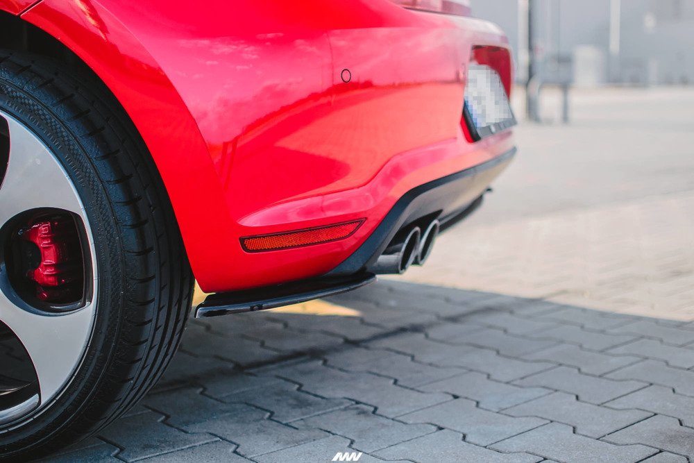 Diffuser VW Polo 5 GTI 6R Glans Zwart