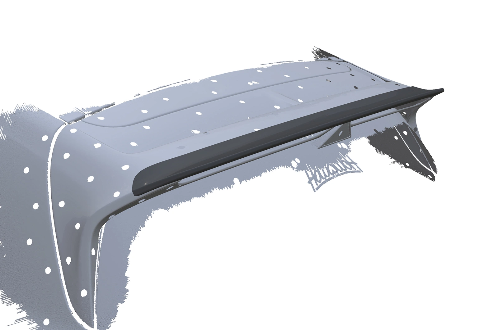 Achterspoiler voor Hyundai i30 N (PD) Glans Zwart (2017–heden) – CSR Automotive
