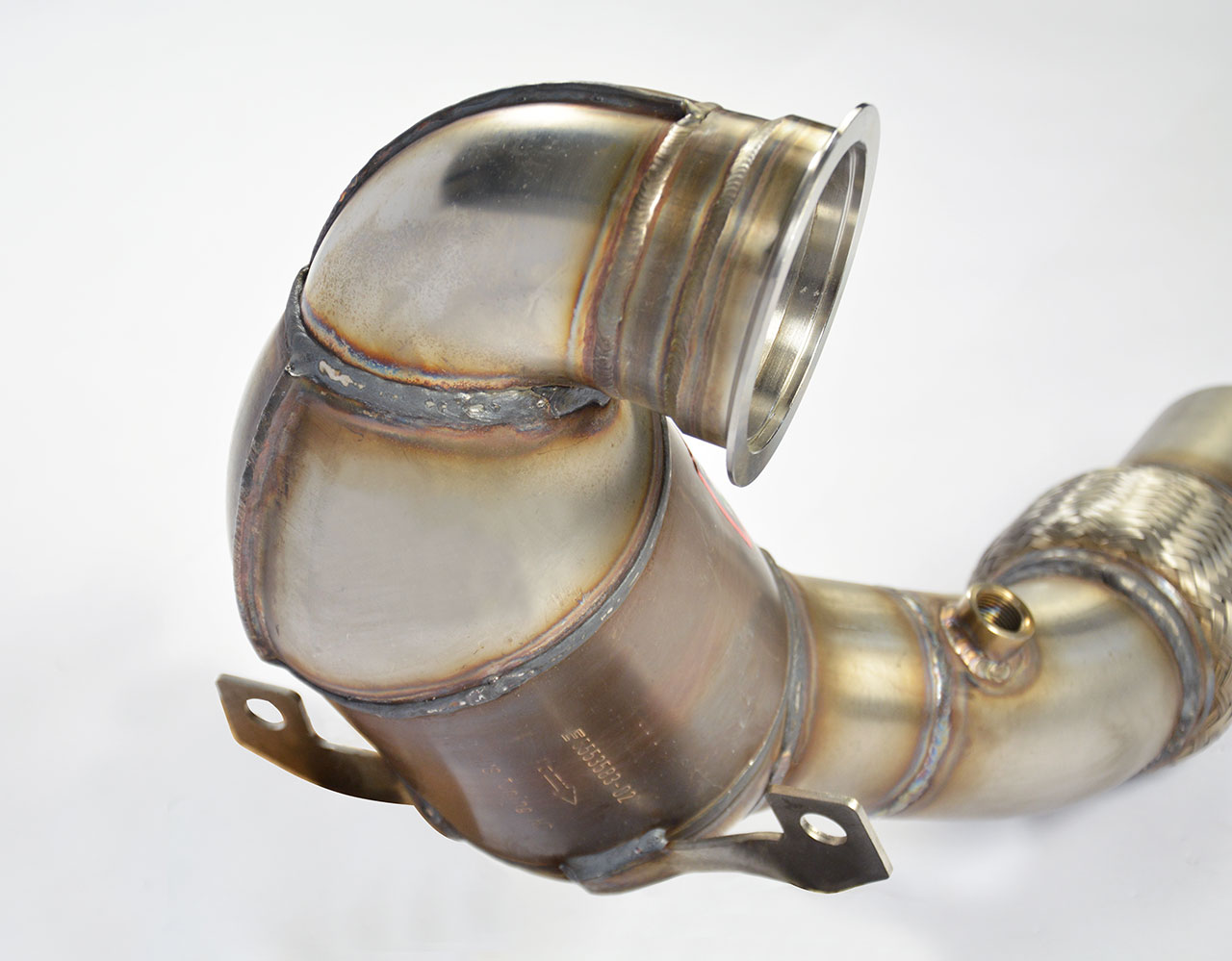AUDI A3 8V QUATTRO 1.8 TFSi (180 Hp) 2013 -> 2015 Turbo downpipe kit + Metallic WRC 100 CPSI catalyt