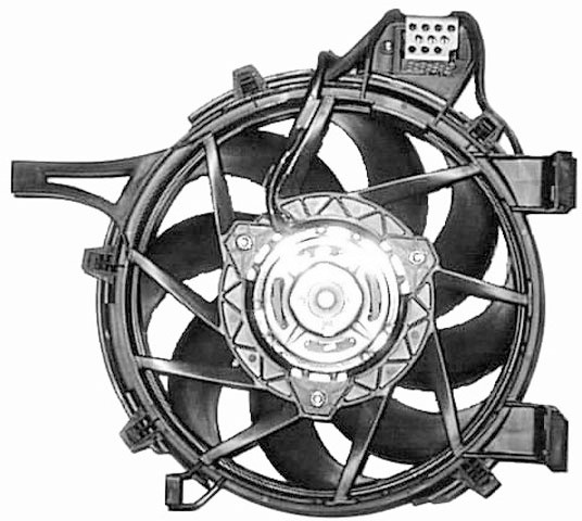 Radiator FAN CORSA 00-03 315mm 1.3 CDTI/1.7 DI/1.7 DTI