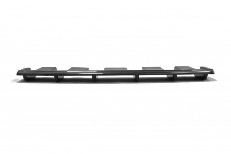 Centrale Achterspoiler Audi S6 C7 Avant (Met verticale bar) Glanzend Zwart