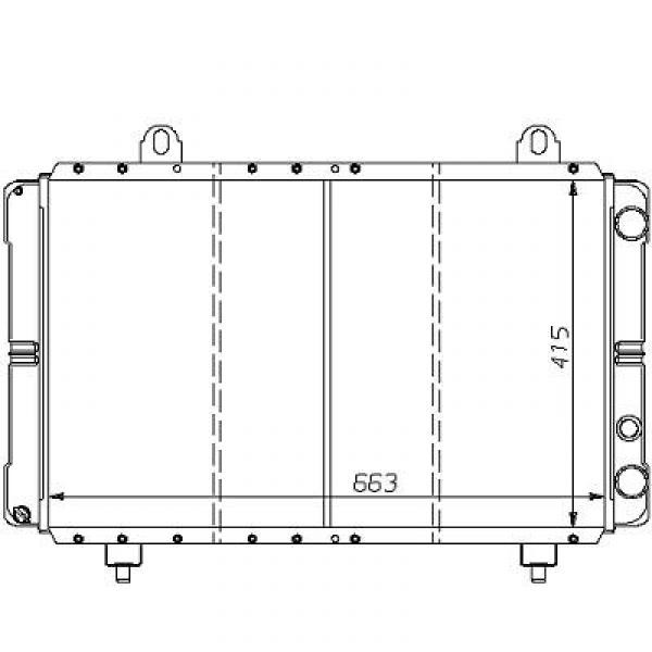 Radiator DUCATO 1.8/2.0. 81-94 0