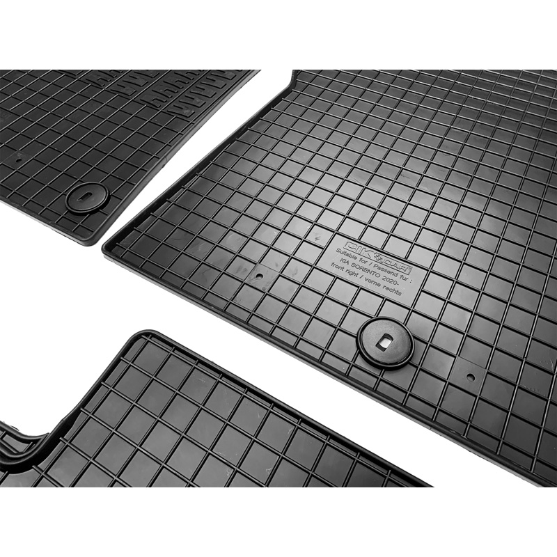 Rubber matten  Kia Sorento IV (MQ4) 2020- excl. Hybrid (4-delig + montagesysteem)