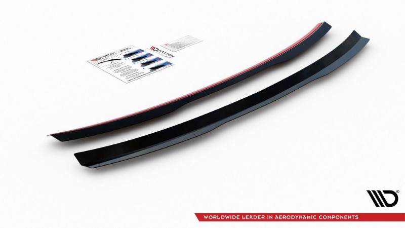 Spoilerkap Audi A4 / A4 S-Line B8 / B8 FL Sedan Glanzend Zwart Maxton