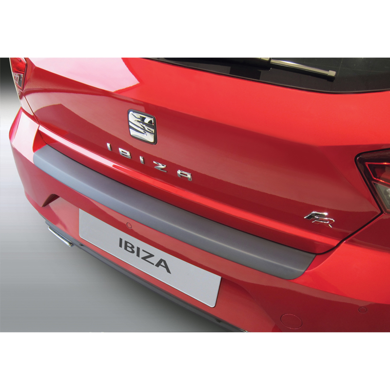 ABS Achterbumper beschermlijst  Seat Ibiza 6F 5-deurs SE/FR 2017- Zwart