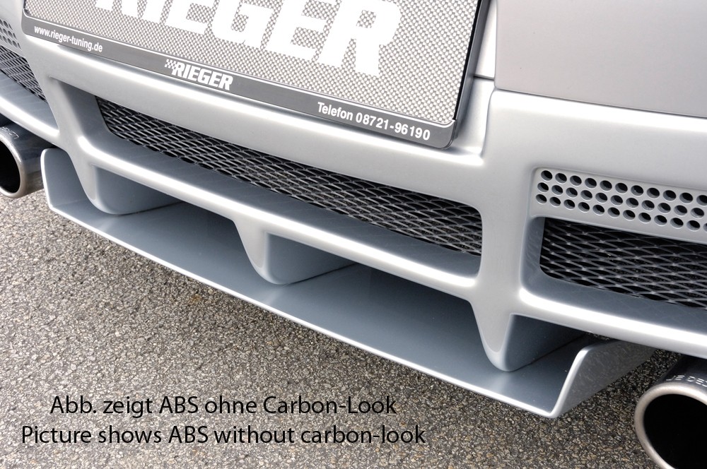 Diffusor voor achteraanzet VW Golf V Rieger