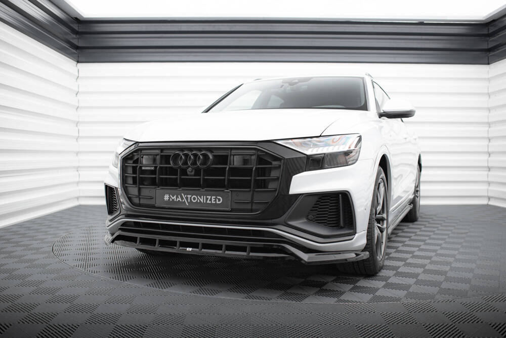 Voorspoiler Audi Q8 S-Line / SQ8 Maxton Glans Zwart