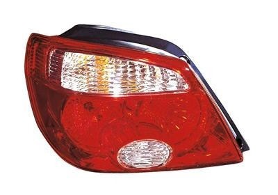 achterlicht, rood, incl fittingdeel, links, 06/2004-Mitsubishi O