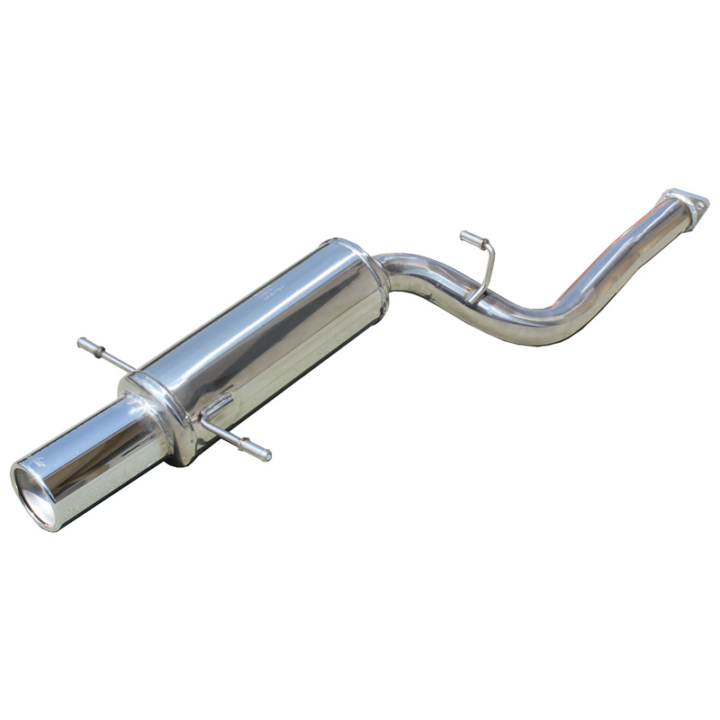 100% RVS Sportuitlaat  Subaru Impreza 4WD WRX (225pk) 2003- 102mm