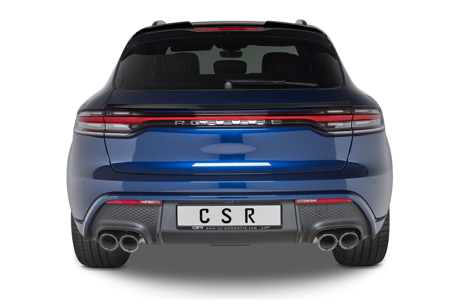 Achterspoiler Porsche Macan glans zwart