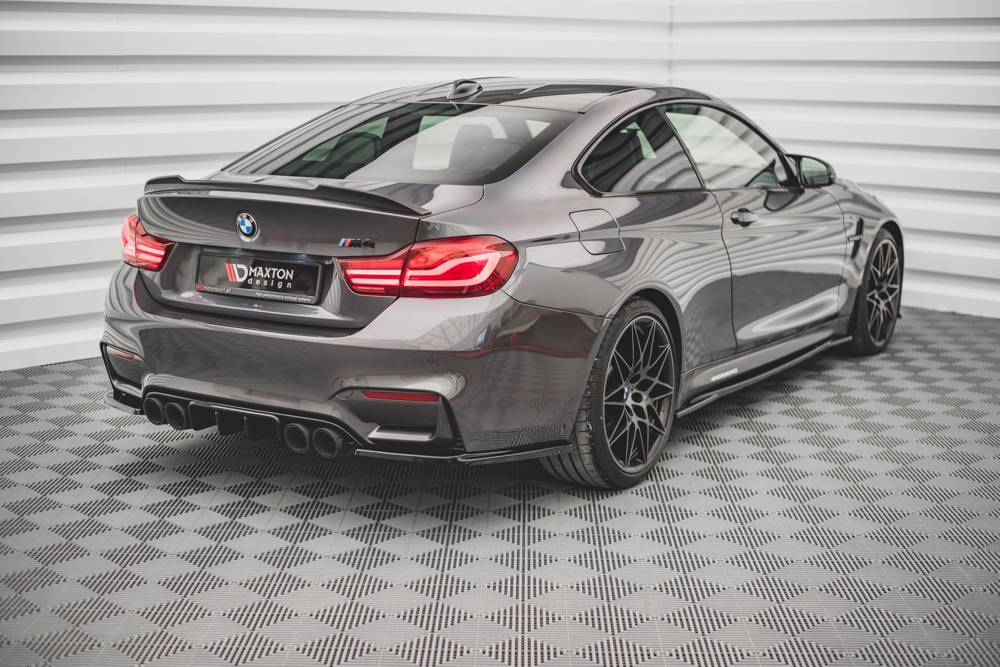 Zijdiffusers V.2 BMW M4 F82 Maxton Glans Zwart