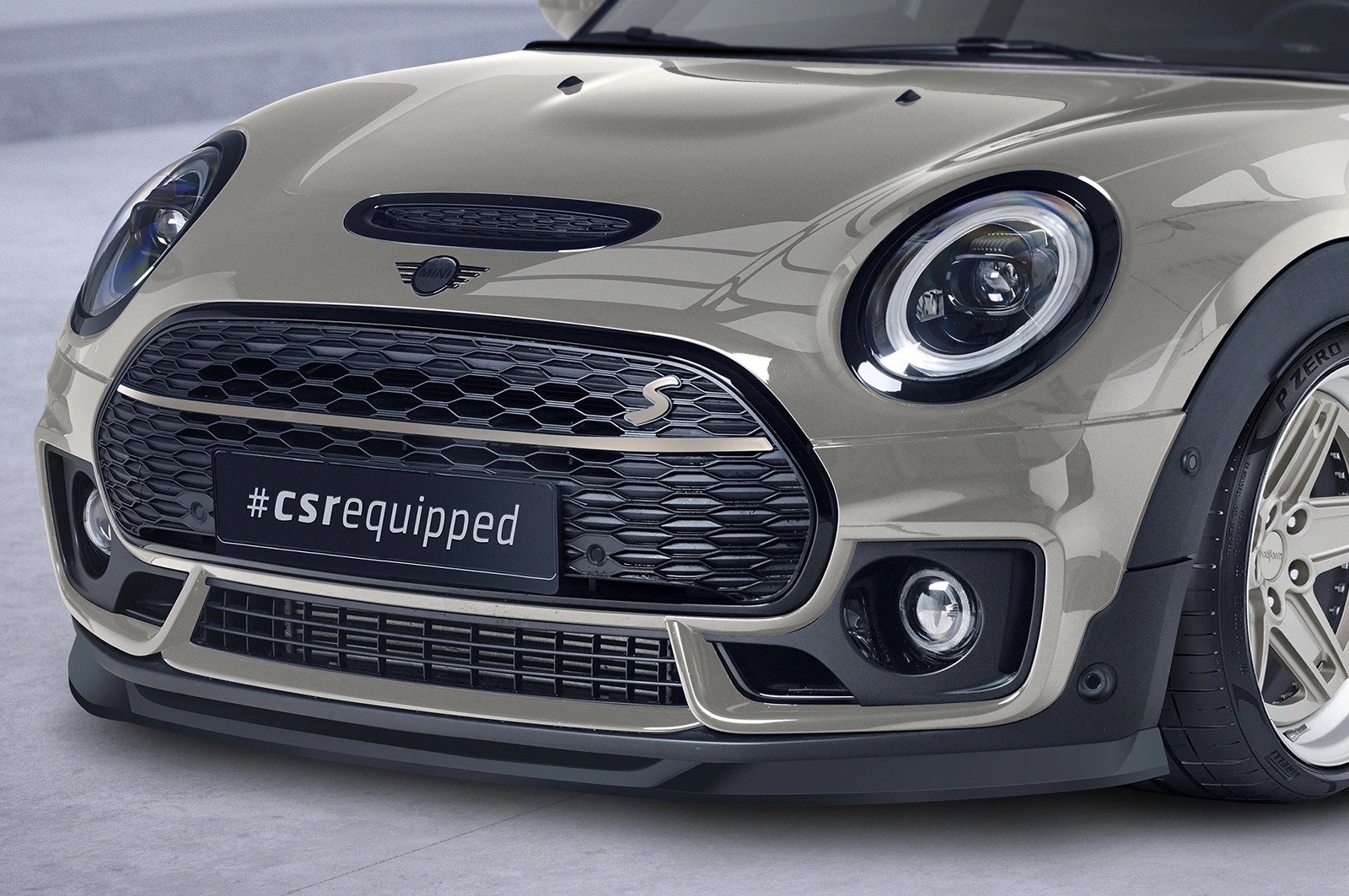 Voorspoiler Mini Clubman F54 Cooper S Glans Zwart (2015–)
