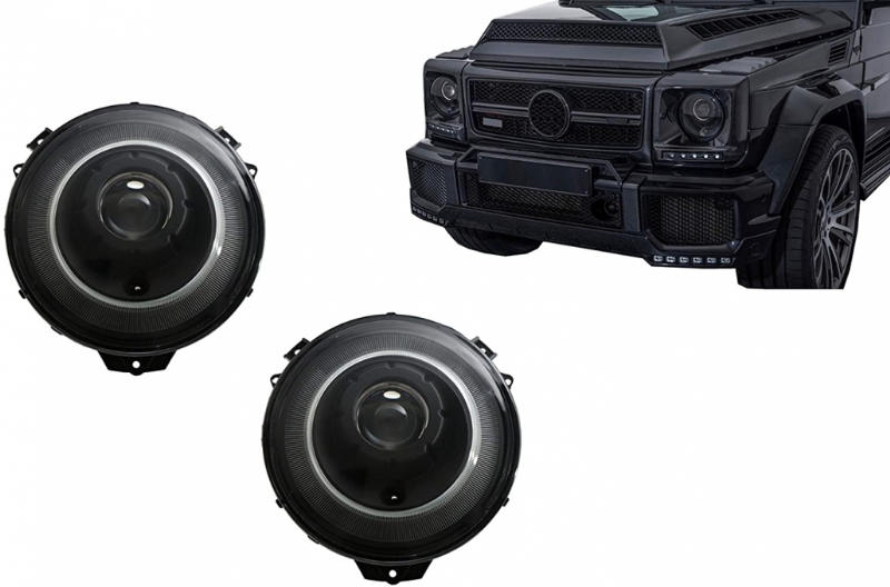 Headlights Mercedes Benz G-Klasse W463 black 92-06
