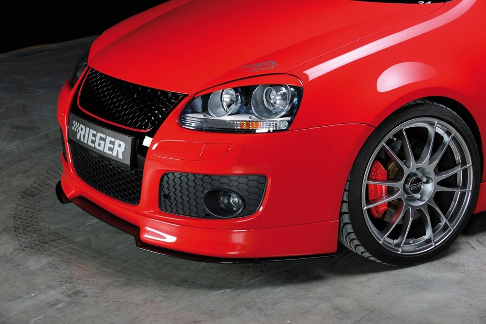Spoilerzwaard 2 gevormd voor Voorspoilerlip VW Golf V GT/GTI Rie