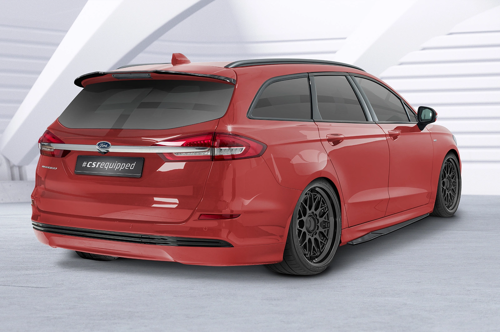 Achterspoiler Ford Mondeo MK5 BA7 Turnier ST-Line glans zwart 2014–2022