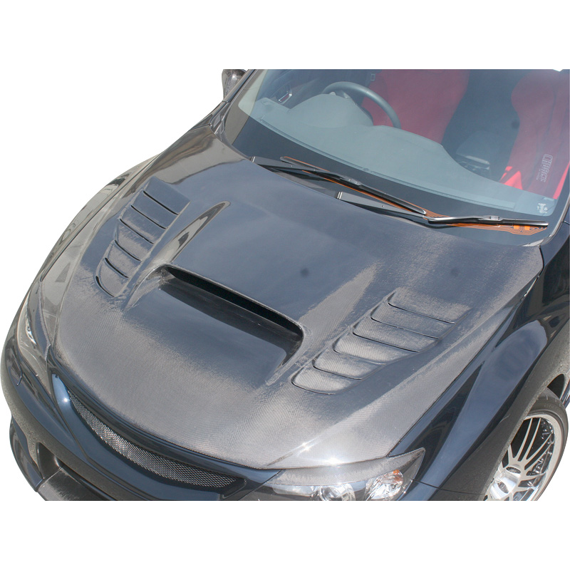Chargespeed Motorkap  Subaru Impreza WRX STi 2008- + Luchtinlaten (FRP)