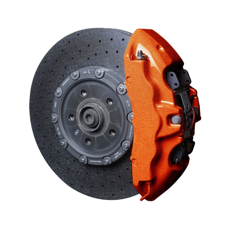 Foliatec Remklauwlakset - cosmic orange metallic - 3 Componenten