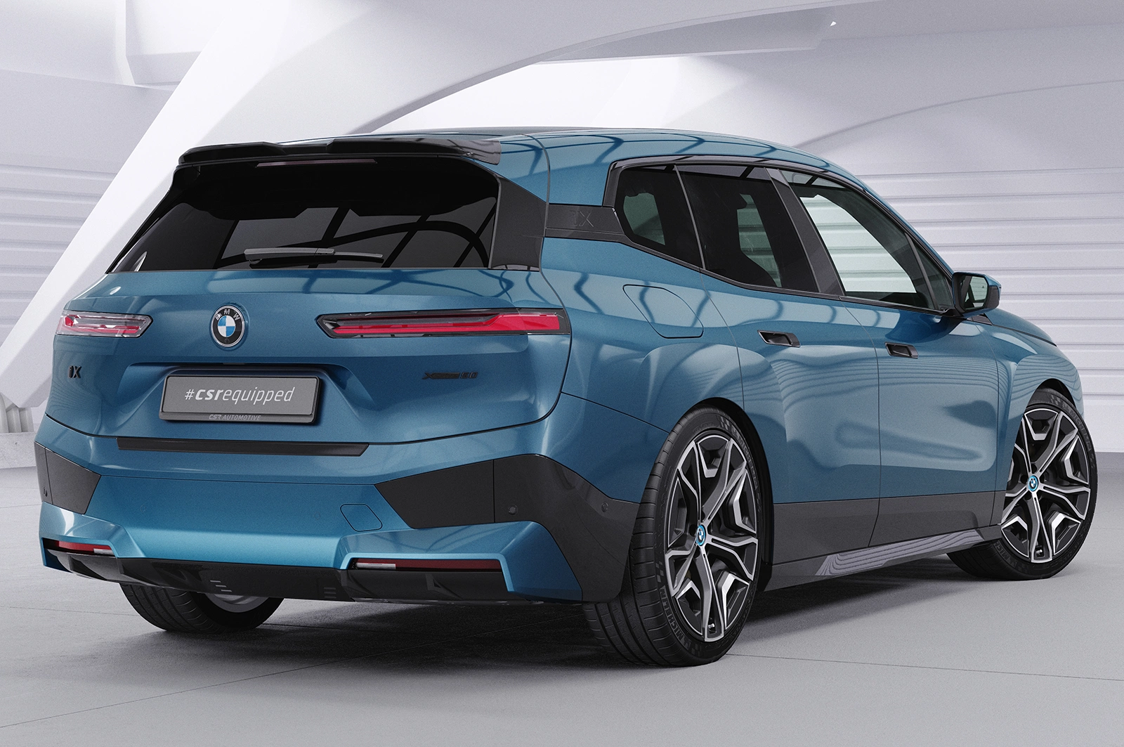 CSR Achterspoiler BMW iX Glans Zwart (vanaf 2021)