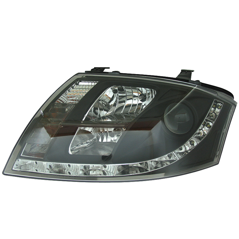 Set Koplampen in DRL-Look  Audi TT 8N 1999-2005 - Zwart