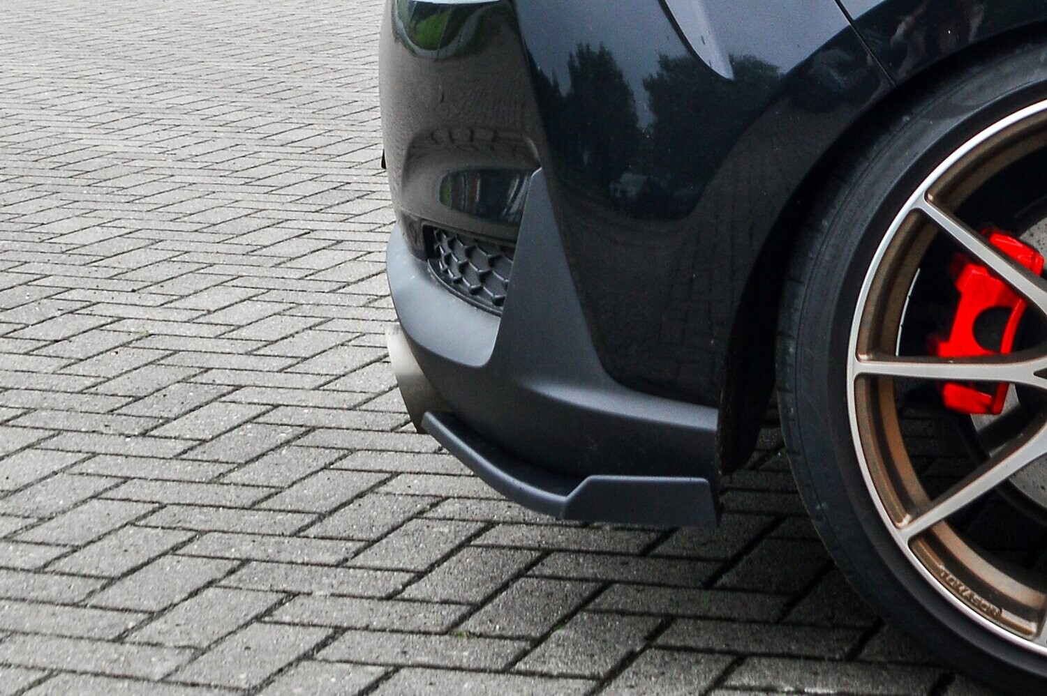 Achterskirt zijkanten met vleugel Hyundai I30N + Performance 2017-