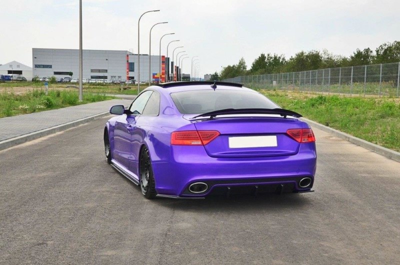 Spoilerkap Audi RS5 8T /  8T FL Glanzend Zwart Maxton